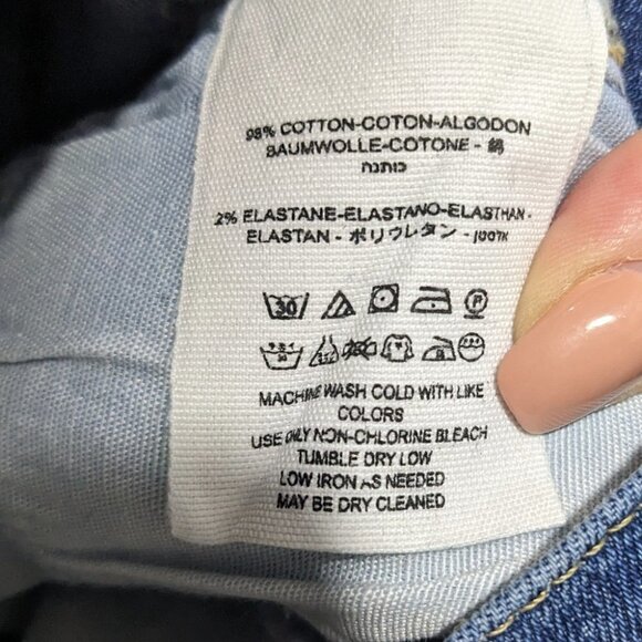 FREE People (We The Free) | Shark Bite Distressed Skinny Jeans - Picture 9 of 10